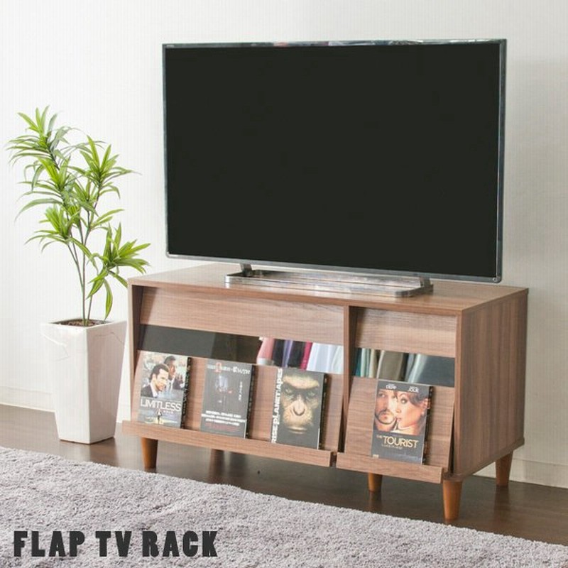 テレビ台 ローボード おしゃれ 収納 北欧 木製 フラップ扉 テレビラック フラップテレビ台 Tv台 Tvボード ディスプレイ 95cm 一人暮らし ワンルーム 通販 Lineポイント最大0 5 Get Lineショッピング