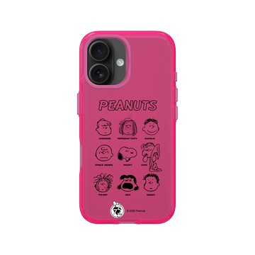 iPhone 16 Clear 粉漾桃 - 史努比 Snoopy 75th Anniversary - 75週年-經典九宮格