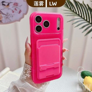 蘋果支架卡包一體手機殼 適用於iPhone 17 16 15 14 13 12 11 promax 防摔殼 帶卡包支架