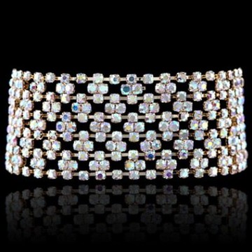 手環 鑲鑽歐美手鐲-時尚簡約百搭亮眼生日七夕情人節禮物女飾品2色73jn82【獨家進口】【米蘭精品】