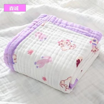 ✅新生寶寶6層一體泡泡紗兒童浴巾幼兒園被子成人午睡紗布嬰兒蓋
