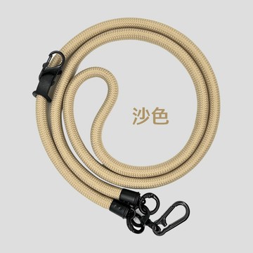 【美家家電】MEHOME 10MM粗繩手機掛繩 附彩色墊片相機揹帶繩防丟掛脖繩 - 07 沙色