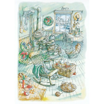 HM - 日本插畫-冬日祝福 (SEASON GREETING) 520片拼圖 HM52-622(加厚版2.3mm)