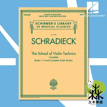 【三木樂器】《 Schradieck The School of Violin Technics 小提琴練習曲 》