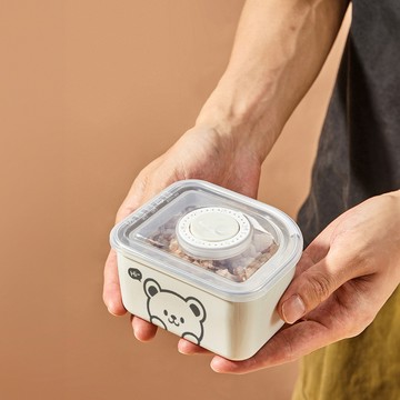 熊好裝全新升級版加大量304不銹鋼保鮮盒 300ml 定量 保鮮盒 不銹鋼保鮮盒 露營分裝 飲食分裝 可愛小熊304不鏽