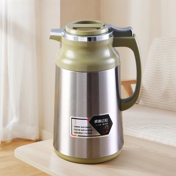 清水保溫壺家用暖瓶不銹鋼玻璃紅內膽保溫瓶小熱水壺便攜熱水瓶
