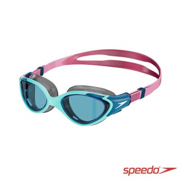 SPEEDO 官方旗艦店 女性 運動泳鏡 Biofuse2.0 海洋藍/紫