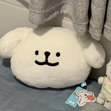 線條小狗 抱枕🎀 可愛毛絨玩偶抱枕枕頭床頭陪睡娃娃女生日禮物畢業送閨蜜  可愛靠枕 沙發抱枕 沙發靠枕 大抱枕 睡覺抱枕