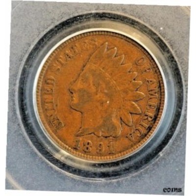 品質保証書付】 アンティークコイン NGC PCGS 1891 Indian Cent