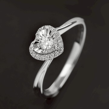 璽朵珠寶 [ 18K金 愛心 鑽石 戒指 ]  微鑲工藝 精品設計 鑽石權威 婚戒顧問 婚戒第一品牌 尾戒 鑽戒 GIA