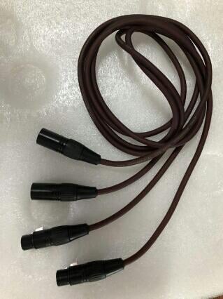 【可開發票】美國永恒之音發燒級純銅鍍銀 XLR平衡線前后級功放卡儂公母音頻線