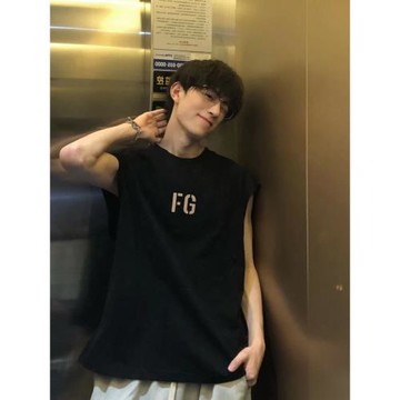 fog復線essentials第七季嘻哈街頭坎肩背心T恤寬松純棉fg背心夏季