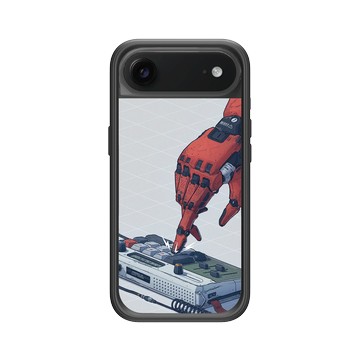 iPhone Air Mod NX -邊框背蓋組合 (相機按鈕) 黑 - Davey Perkins - MX-76