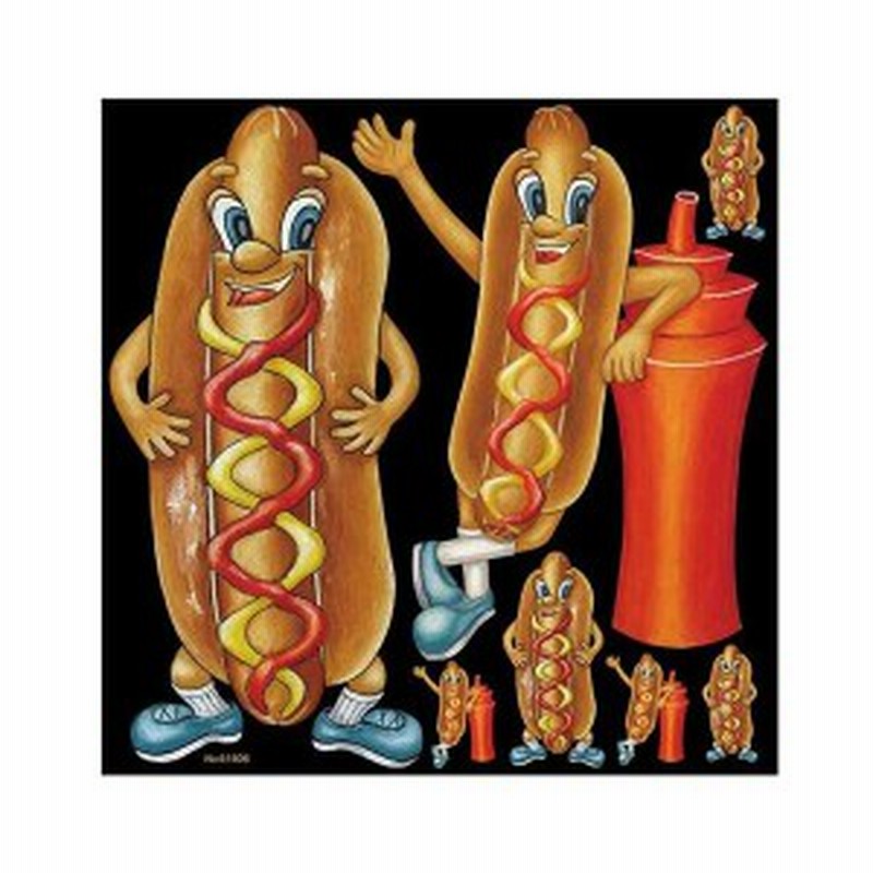 デコレーションシール ホットドッグ キャラクター 通販 Lineポイント最大1 0 Get Lineショッピング