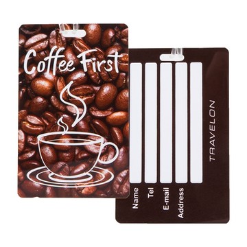 《TRAVELON》行李掛牌-香醇咖啡-- 行李吊牌 識別吊牌 登機牌 姓名牌