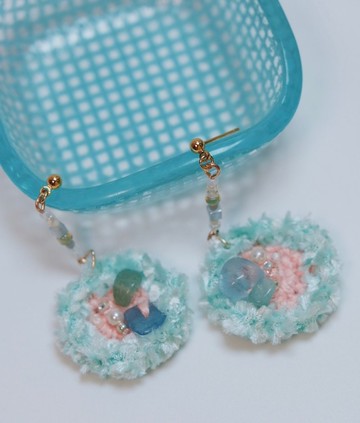 天然石 | 彩幻小顆粒垂吊款