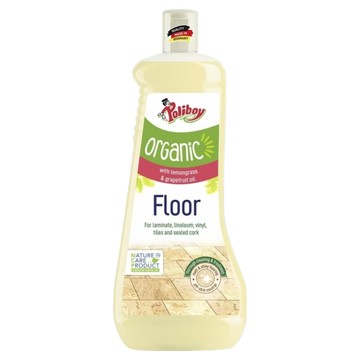 Poliboy 德淨 有機地板清潔劑 適用於磁磚/塑膠地板 含檸檬草精油和葡萄柚油  1L  1瓶