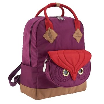Morn Creations｜原廠熊貓SCHOOL系列電腦後背包 SB-201-PR 紫色