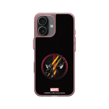 iPhone 17 Clear (相機按鈕) 晶醺玫 - 迪士尼-漫威 Marvel - 死侍與金鋼狼-Logo