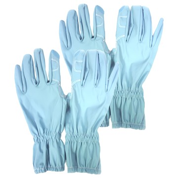 萬用清潔手套 藍色 2雙 - 自帶刷毛多功能廚房洗碗橡膠手套  FREE(one size)