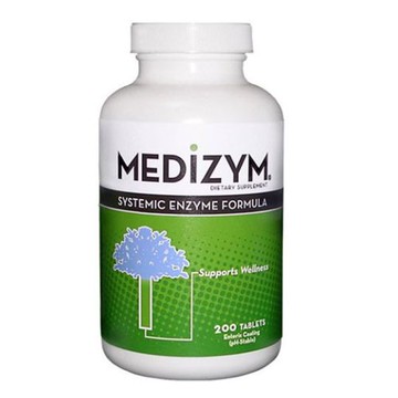 Medizym Systemic Enzyme Formula 200 Tabs by Naturally Vitamins