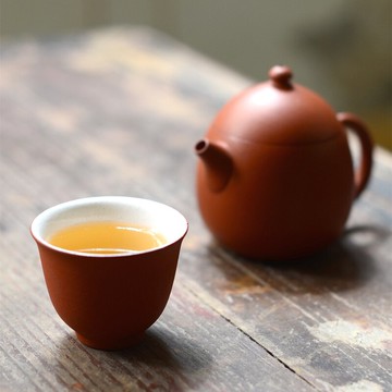 朱泥品茗杯原礦白釉陶瓷小茶杯功夫茶杯個人杯留香主人杯茶盞茶碗