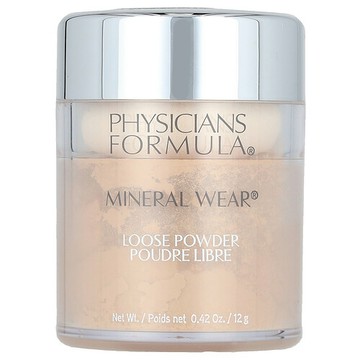 Physicians Formula, Mineral Wear，散粉，PF10949 自然奶油色，0.42 盎司（12 克）