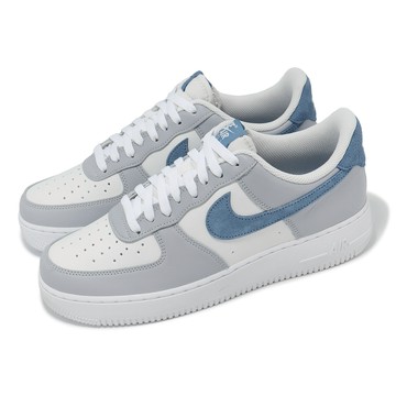 [ACS] Nike 休閒鞋 Air Force 1 07 LV8 男鞋 藍 灰 AF1 麂皮勾勾 HV1795-141