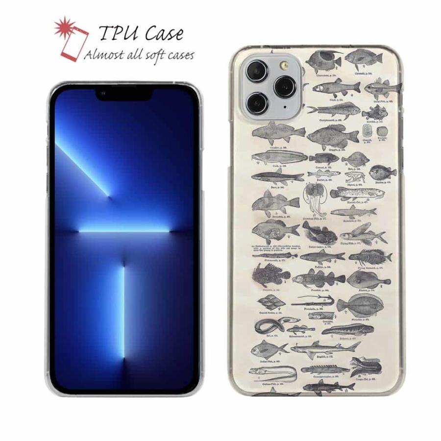 スマホケース ソフトケース TPU 魚図鑑 1890年版 魚 釣り ルアー iPhone14 Pro Max 14 Plus Xperia 10 IV  Galaxy AQUOS Pixel7 Pro 通販 LINEポイント最大0.5%GET | LINEショッピング