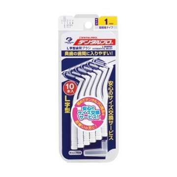 牙間刷 日本 JACKS DENTALPRO L型牙間刷1號-SSS(10入裝)