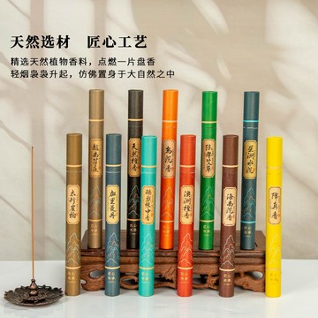 闆娘推薦🌈檀香線香薰香爐安神助眠臥室內持久家用淨化空氣香薰鵝梨帳中香盤