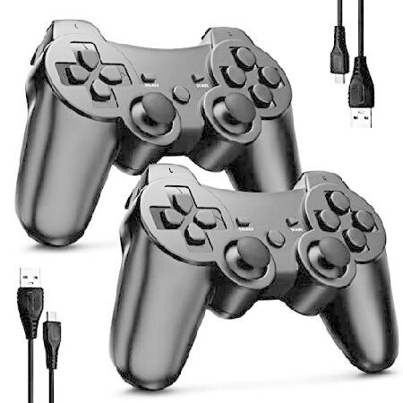 Boowen Wireless Controller for PS3 Pack, 6-Axis High Performance