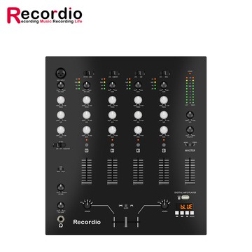 混音器 音頻混音器 音控台 GAX-DM6 家用舞臺演出帶效果帶多功能小型4路混音器6路調音臺