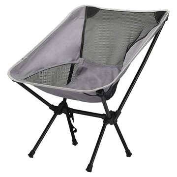 U-mop 超輕量露營折疊月亮椅 大款  迷霧灰  1個