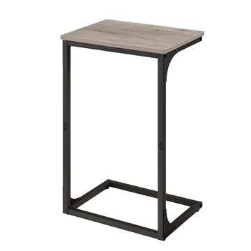 hoi!VASAGLE 工業風移動式輕便邊桌-格雷灰 LET353B02