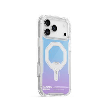 Skinarma iPhone 17 Pro/17 Pro Max Myst虹彩漸層磁吸防摔手機殼 附掛環扣