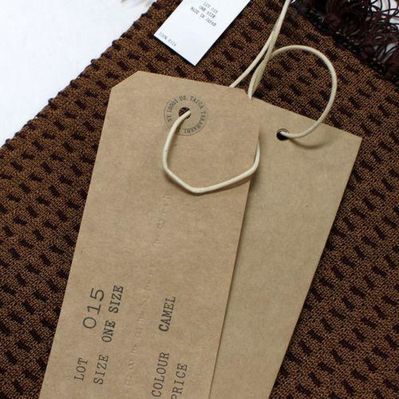 taiga takahashi 23ss ストールキャメル taiga takahashi 23ss ストールキャメル