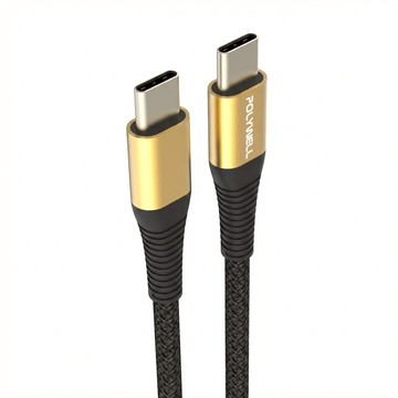 POLYWELL Gen1 100W Type-C PW15-W45-A304  1m  金色  1條