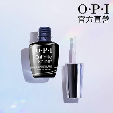 OPI Top Coat 持久閃耀保色護甲油15mL-IST31．類光繚指甲油專用亮油/小銀蓋/如膠似漆系列/美甲彩繪/官方直營
