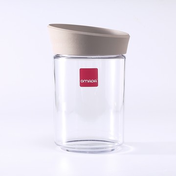 【OMADA】防潮儲物密封罐 褐色 1L(防潮罐、儲物罐、密封罐)