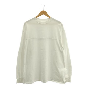 uniform experiment  2024春夏 | 長袖寬鬆足球T卹  超大後背Logo足球T卹 | 尺寸2 | 白色 | 男款