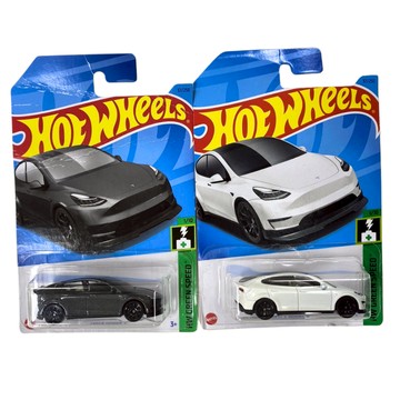 風火輪 Hot Wheels 特斯拉 Tesla Model Y 電動車 模型 小汽車 汽車模型 白色/藍色/夜銀色