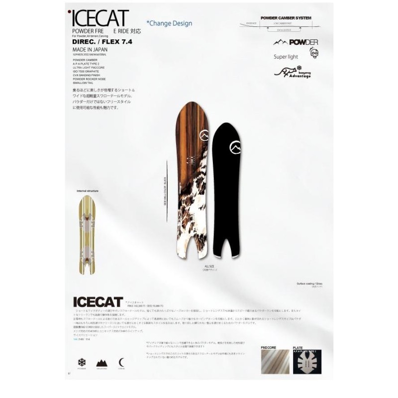 November icecat 149ノベンバーアイスキャット22-23モデル ボード | d