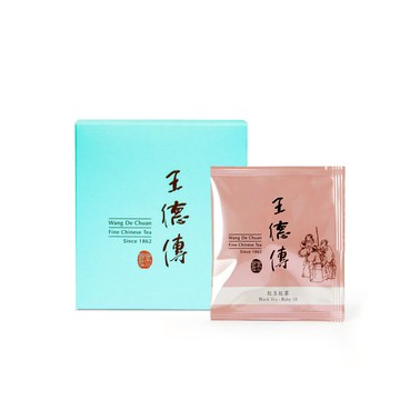紅玉紅茶三角立體茶包10入-王德傳