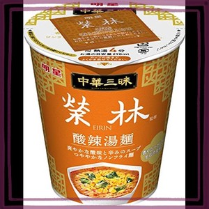 明星 中華三昧タテ型 榮林 酸辣湯麺 65G ×12個