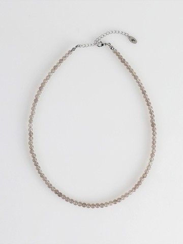 BT Natural Stone 4mm Necklace (04) (Agate)