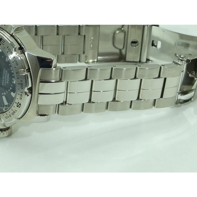 美品【セイコー】 8F56-00L0 パーペチュアルカレンダー GMT QZ メンズ腕時計 | LINEブランドカタログ