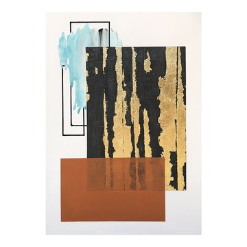 御畫房 當代國家級展覽畫家 抽象系列手繪油畫70×100cm(DB-055)