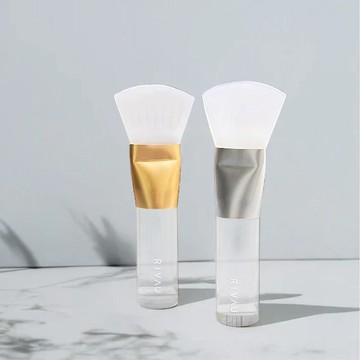 美材小物 RIVAU BEAUTY 高質感矽膠面膜刷 敷膜刷 輕鬆平整推開泥膜