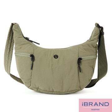 iBrand 輕量多口袋側背包 斜背包 防潑水尼龍(多色任選)